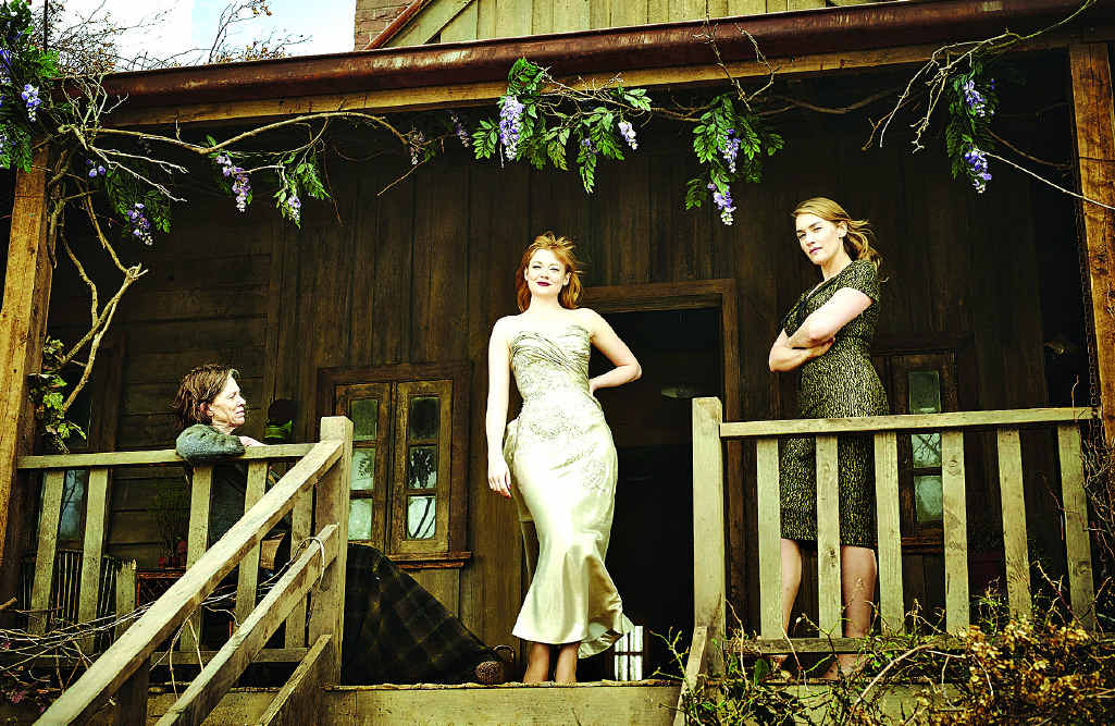 Judy Davis, Sarah Snook and Kate Winslet in a scene from The Dressmaker. Judy Davis, Sarah Snook and Kate Winslet in a scene from The Dressmaker.